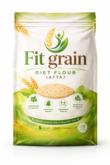 Fit Grain™ Diet Flour (Atta) | High Fiber | Low GI | 100% Natural